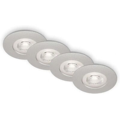 Briloner Set 4 LED Recessed Lights - LED Recessed Lights Briloner Set 4 LED Recessed Lights - LED Recessed Lights