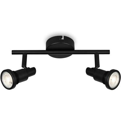 Briloner Schwarze Deckenlampe mit Einstellbaren GU10 LEDs - Deckenlicht Briloner Schwarze Deckenlampe mit Einstellbaren GU10 LEDs - Deckenlicht