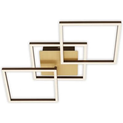 Briloner Gold Dimmable Ceiling Light - 30W 3900lm Modern Design Briloner Gold Dimmable Ceiling Light - 30W 3900lm Modern Design