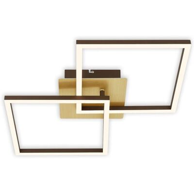 Luce da soffitto LED color oro di Briloner Leuchten - Plafoniera Luce da soffitto LED color oro di Briloner Leuchten - Plafoniera