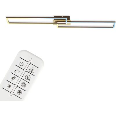 Briloner LED-Deckenleuchte - CCT verstellbar, Gold-Braun, 40W Briloner LED-Deckenleuchte - CCT verstellbar, Gold-Braun, 40W