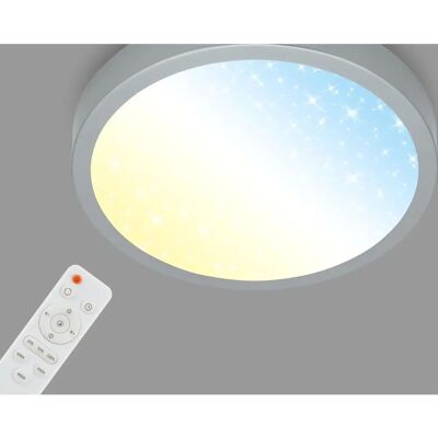 Briloner Silber Sternen-LED-Deckenleuchte - Deckenlampe Briloner Silber Sternen-LED-Deckenleuchte - Deckenlampe