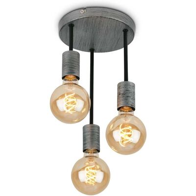 BRILONER - Retro - Ø19 cm - 3x E27 - Ceiling lamp BRILONER - Retro - Ø19 cm - 3x E27 - Ceiling lamp