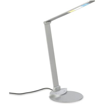 BRILONER CCT-LED Schreibtischlampe - Verstellbar, 83cm, 12W, Silber BRILONER CCT-LED Schreibtischlampe - Verstellbar, 83cm, 12W, Silber