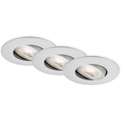 BRILONER LED Foco - 3x 4,9W - 480lm - chrom - LED-Leuchte BRILONER LED Foco - 3x 4,9W - 480lm - chrom - LED-Leuchte