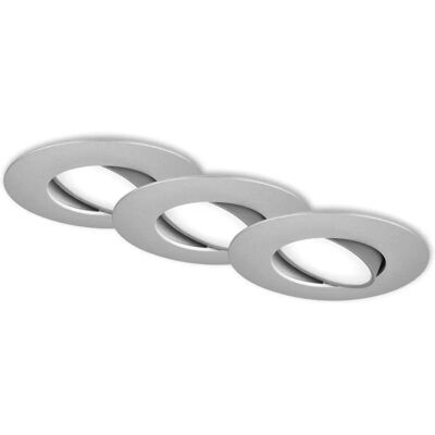 BRILONER LED Einbaulampe 9cm - Mattchrom BRILONER LED Einbaulampe 9cm - Mattchrom