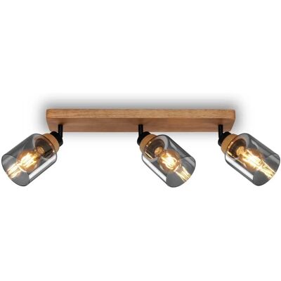 Briloner Faretto - Rökfärgat glas - Justerbar spotlight - Taklampa Briloner Faretto - Rökfärgat glas - Justerbar spotlight - Taklampa