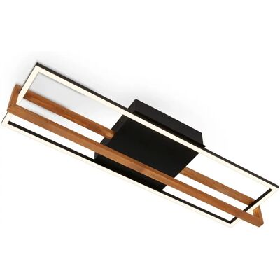 Briloner Schwarzer rechteckiger Deckenleuchte - Deckenlampe Briloner Schwarzer rechteckiger Deckenleuchte - Deckenlampe