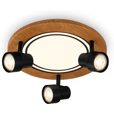 BRILONER Black Ceiling Light - 30 cm, 3x GU10 - Ceiling Light BRILONER Black Ceiling Light - 30 cm, 3x GU10 - Ceiling Light