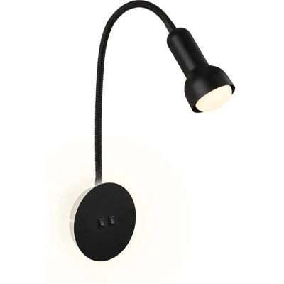 Lámpara de Pared Briloner - Interruptor Doble, Brazo Flexible, E14, 10W - Lámpara de Pared Lámpara de Pared Briloner - Interruptor Doble, Brazo Flexible, E14, 10W - Lámpara de Pared