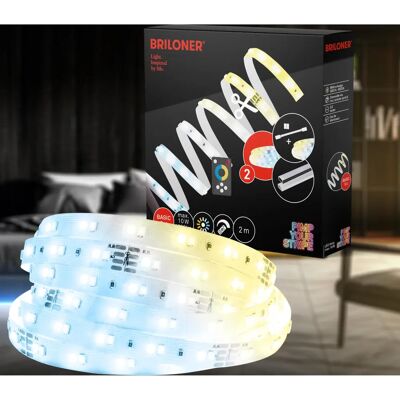 Taśma LED - 200 cm, Plastik, 1000LM, 3000K-6500K Taśma LED - 200 cm, Plastik, 1000LM, 3000K-6500K