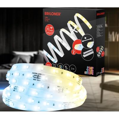 Merk 200 cm LED Strip - Helderheid 1000lm - 3000-6500K Merk 200 cm LED Strip - Helderheid 1000lm - 3000-6500K