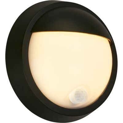 Briloner Czarna zewnętrzna lampa ścienna z czujnikiem ruchu Briloner Czarna zewnętrzna lampa ścienna z czujnikiem ruchu