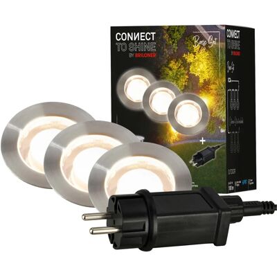 Briloner Padouk Connect to Shine Set - Außen-LED-Spots IP67 Briloner Padouk Connect to Shine Set - Außen-LED-Spots IP67
