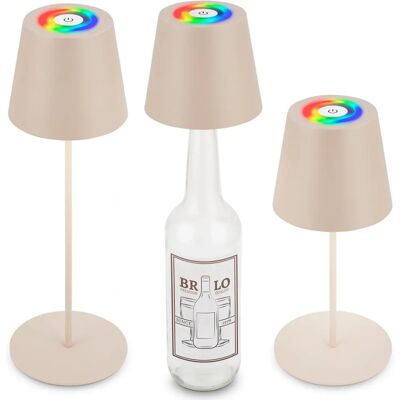Lampada da tavolo Calida 200 lm RGB Beige - Brilo Lampada da tavolo Calida 200 lm RGB Beige - Brilo