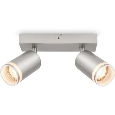 Briloner Chrom LED-Deckenstrahler mit Verstellbaren GU10 Briloner Chrom LED-Deckenstrahler mit Verstellbaren GU10