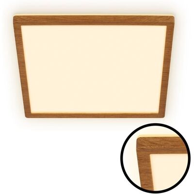 Briloner LED Ceiling Light - Wood Effect - Warm White Briloner LED Ceiling Light - Wood Effect - Warm White