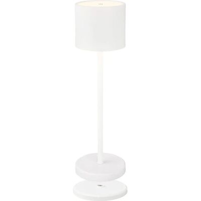 Briloner Biała Bezprzewodowa Ładowana LED Lampa Stołowa - Wewnętrzna/Zewnętrzna Briloner Biała Bezprzewodowa Ładowana LED Lampa Stołowa - Wewnętrzna/Zewnętrzna