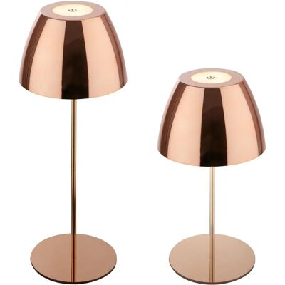 Lampada da tavolo senza fili Briloner Serina Oro Rosa Lampada da tavolo senza fili Briloner Serina Oro Rosa