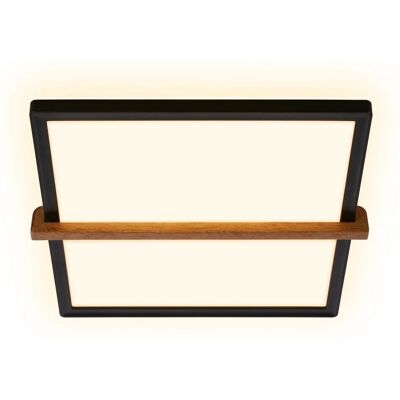 Briloner - LED Ceiling Lamp - Schwarz - Holz - Deckenleuchte Briloner - LED Ceiling Lamp - Schwarz - Holz - Deckenleuchte