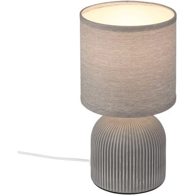 Brilo Ino Keramikgraue Tischlampe - Beleuchtung & Dekor Brilo Ino Keramikgraue Tischlampe - Beleuchtung & Dekor