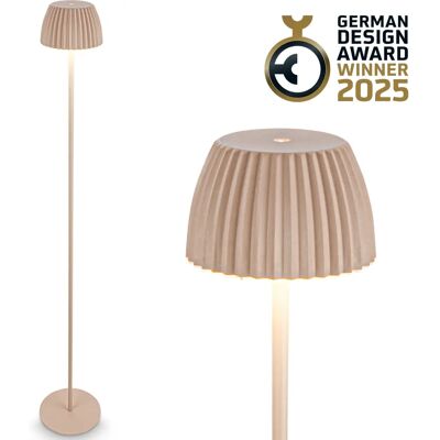 B.K.LICHT Champ Beige Wireless Floor Lamp - 4.2W LED, Dimmable, Touch, German Design Award 2025 B.K.LICHT Champ Beige Wireless Floor Lamp - 4.2W LED, Dimmable, Touch, German Design Award 2025