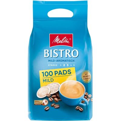 Melitta Marke - Mild Arabica Robusta Kaffeepads - 100 Stk Melitta Marke - Mild Arabica Robusta Kaffeepads - 100 Stk