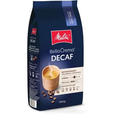 Melitta Decaffeinato Kawa - 1000g - Średni Stopień Palenia Arabica Melitta Decaffeinato Kawa - 1000g - Średni Stopień Palenia Arabica
