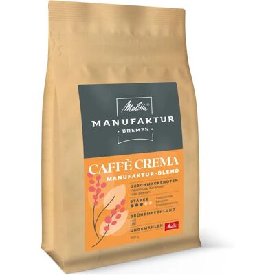Melitta Manufaktur Bremen Caffé Crema regionale koffie - Koffie Melitta Manufaktur Bremen Caffé Crema regionale koffie - Koffie