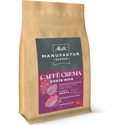 Melitta Manufaktur Bremen Caffè Crema Costa Rica - Koffie Melitta Manufaktur Bremen Caffè Crema Costa Rica - Koffie