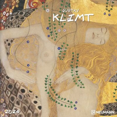 Neumann Gustav Klimt 2024 Wall Calendar - Art Calendar - 30x30cm Neumann Gustav Klimt 2024 Wall Calendar - Art Calendar - 30x30cm