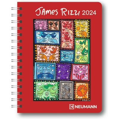 Neumann James Rizzi 2024 Naptár - Művészeti Naptár - 16,5x21,6 cm Neumann James Rizzi 2024 Naptár - Művészeti Naptár - 16,5x21,6 cm