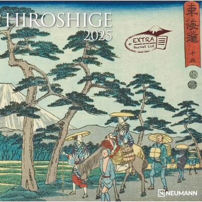 Neumann Verlag Hiroshige 2025 Fali naptár - Művészet, 30x30cm Neumann Verlag Hiroshige 2025 Fali naptár - Művészet, 30x30cm