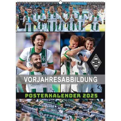 Borussia Mönchengladbach 2025 - XL Labdarúgó Rajongói Naptár - Sport Borussia Mönchengladbach 2025 - XL Labdarúgó Rajongói Naptár - Sport