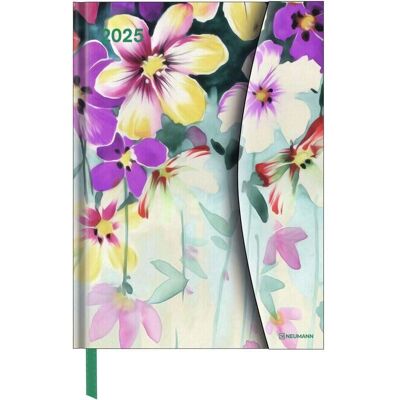 Agenda Flower Fantasy 2025 di Neumann Verlage - 16x22cm - Chiusura magnetica Agenda Flower Fantasy 2025 di Neumann Verlage - 16x22cm - Chiusura magnetica