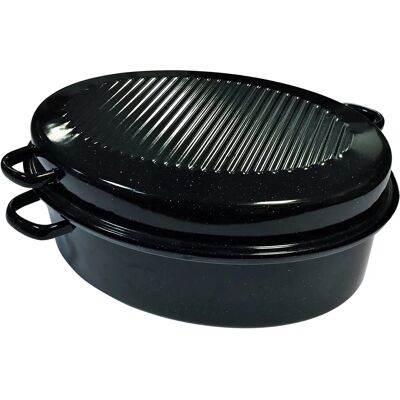 Kochstar K32711042 Emailleerde stalen Daubière - 42cm - Zwart Kochstar K32711042 Emailleerde stalen Daubière - 42cm - Zwart