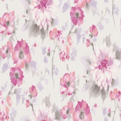 Papier Peint Rose Floral Erismann - 5.33m² - Publicité Papier Peint Rose Floral Erismann - 5.33m² - Publicité