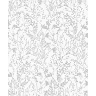 Papier peint floral gris Erismann Charisma - Revêtement mural - Publicité Papier peint floral gris Erismann Charisma - Revêtement mural - Publicité
