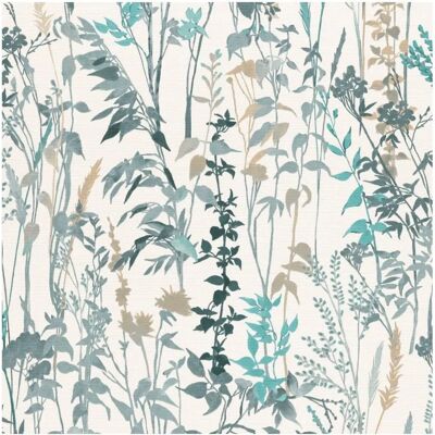 Erismann Türkis Tapete - Blumenmuster - 10258-18 - Tapete Erismann Türkis Tapete - Blumenmuster - 10258-18 - Tapete
