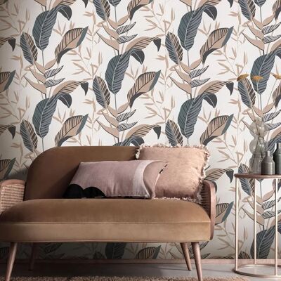 Erismann 10332-15 Papier peint floral noir - Décoration murale - Publicité Erismann 10332-15 Papier peint floral noir - Décoration murale - Publicité