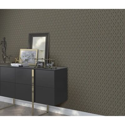 Erismann Versailles 10346-15 Schwarze Luxus-Vliestapete - Tapete Erismann Versailles 10346-15 Schwarze Luxus-Vliestapete - Tapete
