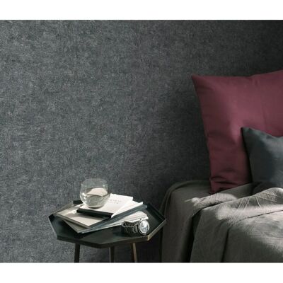 Fashion for Walls - Dunkelgraue Vliestapete - Tapete Fashion for Walls - Dunkelgraue Vliestapete - Tapete