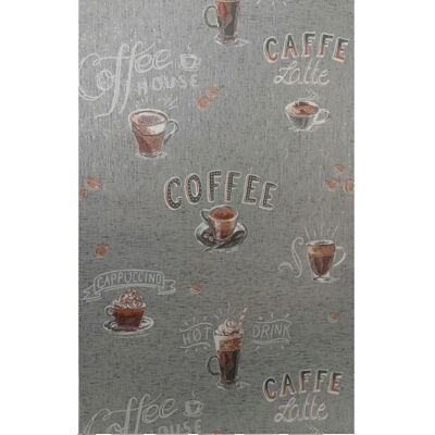 Erismann Grau Kaffeetassen Tapete - Tapete Erismann Grau Kaffeetassen Tapete - Tapete