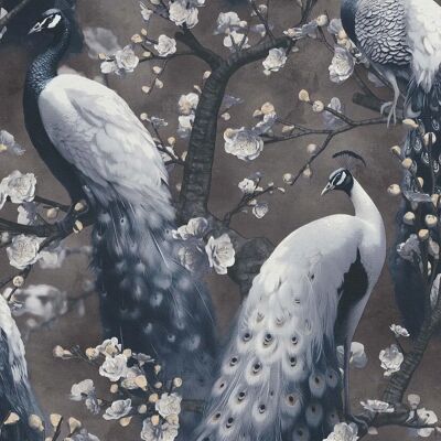 Erismann Peacock Textured Vinyl Wallpaper - High Traffic Erismann Peacock Textured Vinyl Wallpaper - High Traffic