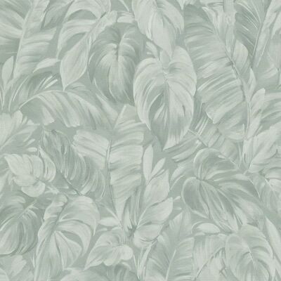 Erismann Abode Play of Light Palm Leaf Sage Green Wallpaper - Tapete Erismann Abode Play of Light Palm Leaf Sage Green Wallpaper - Tapete