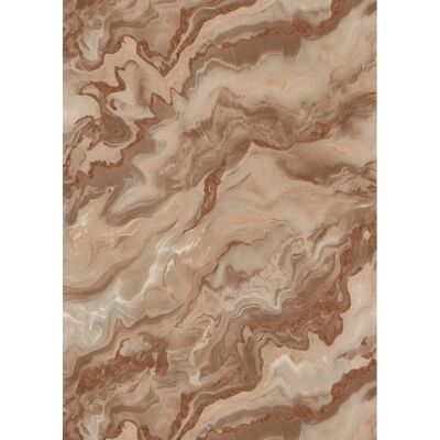 Erismann Mystic Spell Textured Vinyl Wallpaper Mocha Rose Gold - Tapete Erismann Mystic Spell Textured Vinyl Wallpaper Mocha Rose Gold - Tapete