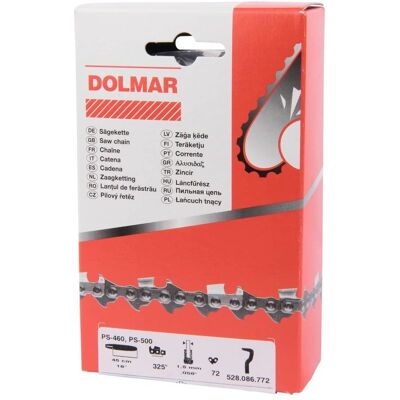 Makita 528086772 Kettensägekette - 72 Glieder, 0,325 Schritt, 45cm Makita 528086772 Kettensägekette - 72 Glieder, 0,325 Schritt, 45cm