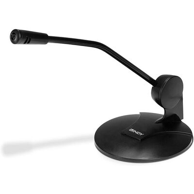 Micrófono Lindy 20440 - Negro - Micrófono de escritorio Micrófono Lindy 20440 - Negro - Micrófono de escritorio