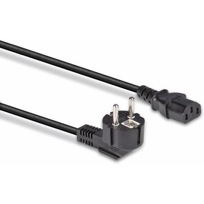 Lindy Power Cable - 3m Black IEC C13 - Power Cee 7/7 Lindy Power Cable - 3m Black IEC C13 - Power Cee 7/7