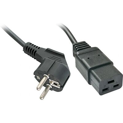 Cavo di alimentazione Lindy - IEC C19, 2 m, Spina UE Cavo di alimentazione Lindy - IEC C19, 2 m, Spina UE